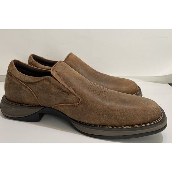 Roper Wilder Slip On Square Toe Men’s Vintage Tan Size 9 main image 6